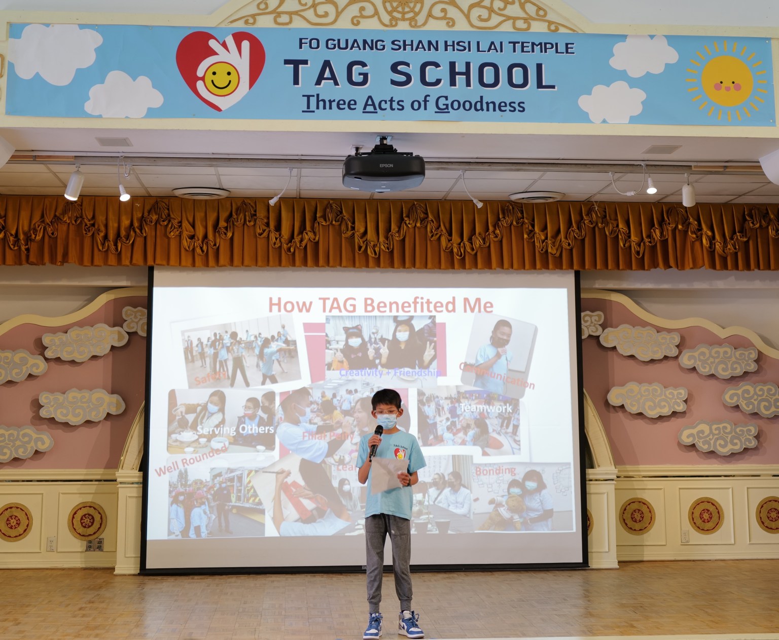 少年班學子Justin Zhang演講「我在三好學園的獲益」
