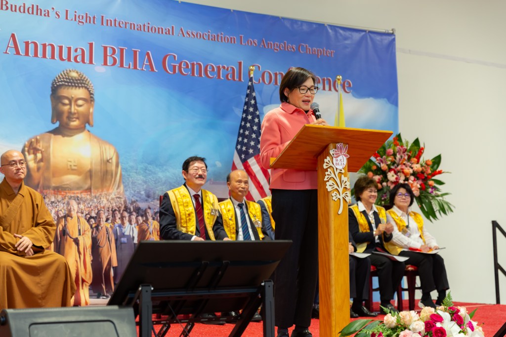 西來大學校長謝明華博士於2023會員大會致詞。