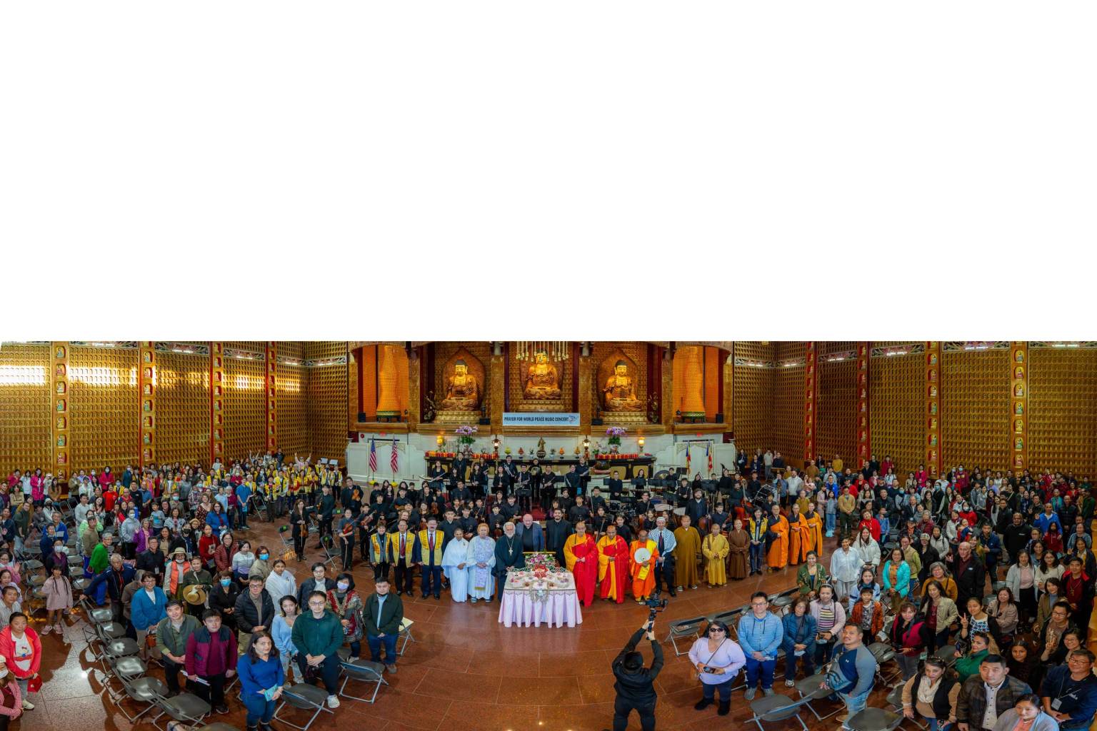 「祈求世界和平音樂會」，吸引近400位各大宗教及不同種族人士共襄盛舉