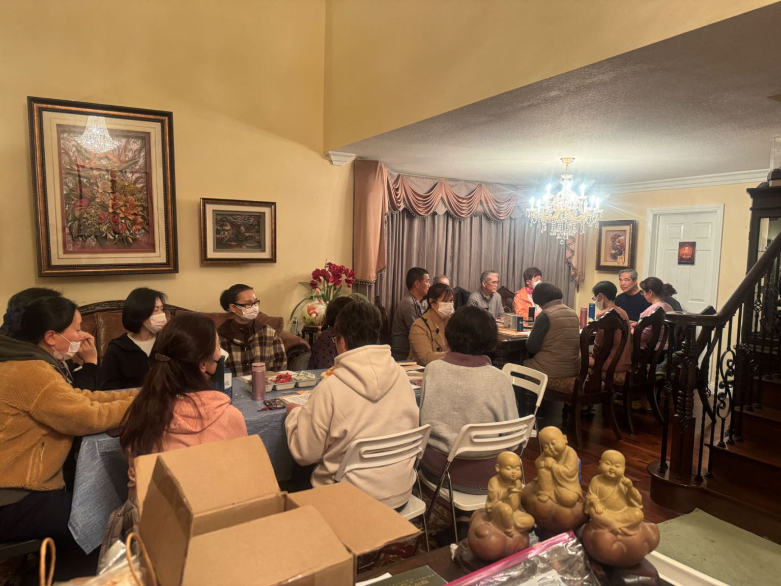 2024年3月15日核桃分會第一次實體讀書會大家以法相會其樂融融 法喜充滿