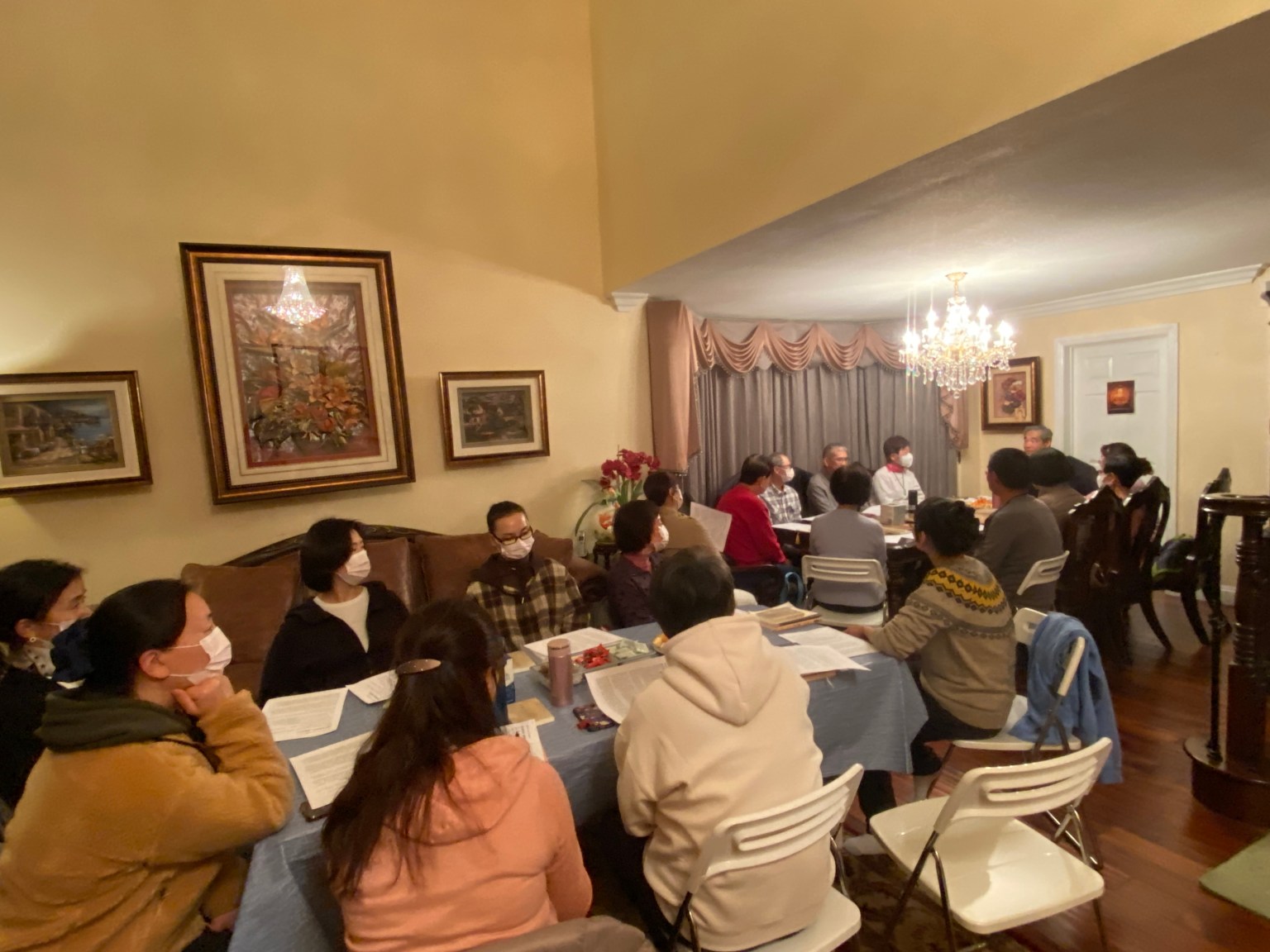 2024年3月15日核桃分會第一次實體讀書會大家以法相會其樂融融 法喜充滿