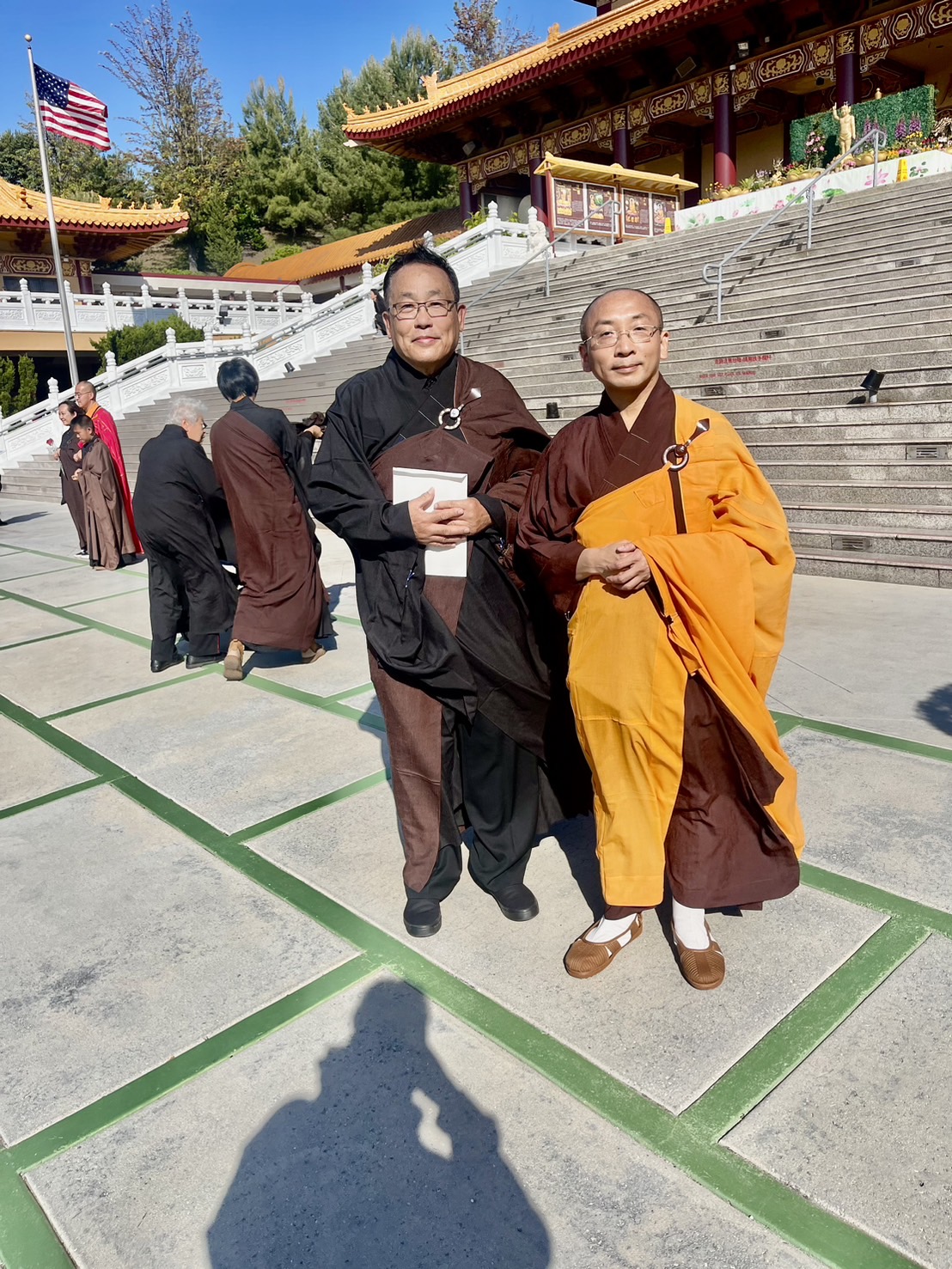 郭昭華師兄與慧軒法師