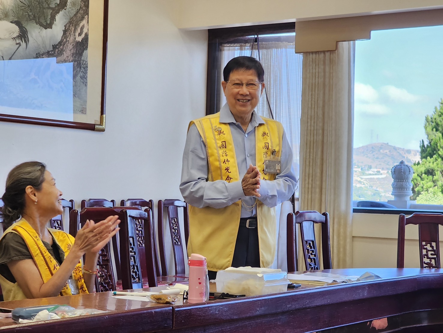 吳金城會長高票當選，繼續連任。