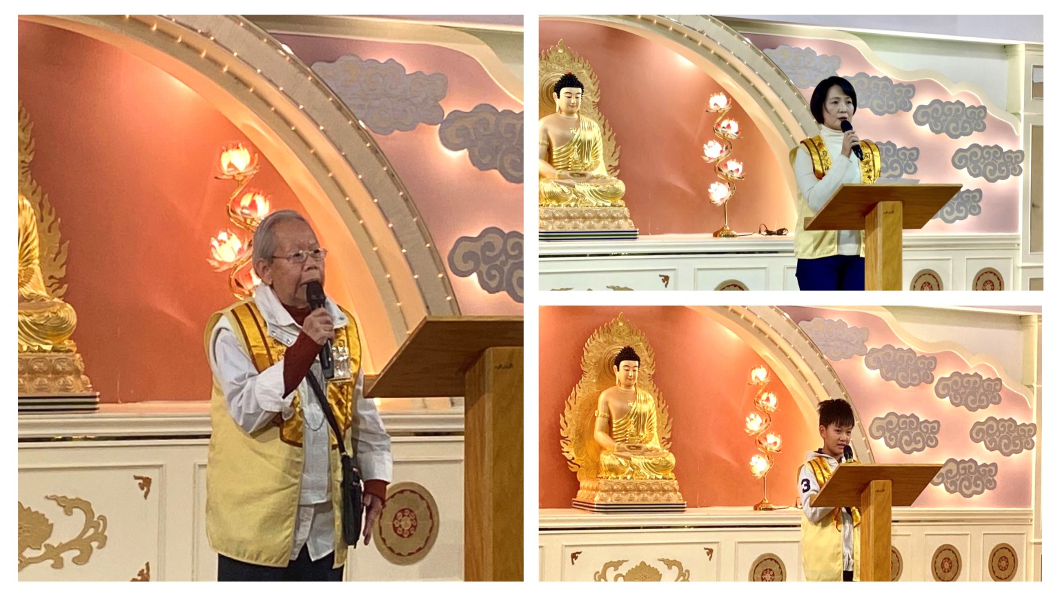 分會有3位會員參加個人心得發表，分別是會員李素珍（左圖），張娟（右上圖）和分會會員的孩子趙天意Steven Zhao,  能站上臺分享，勇氣可嘉。