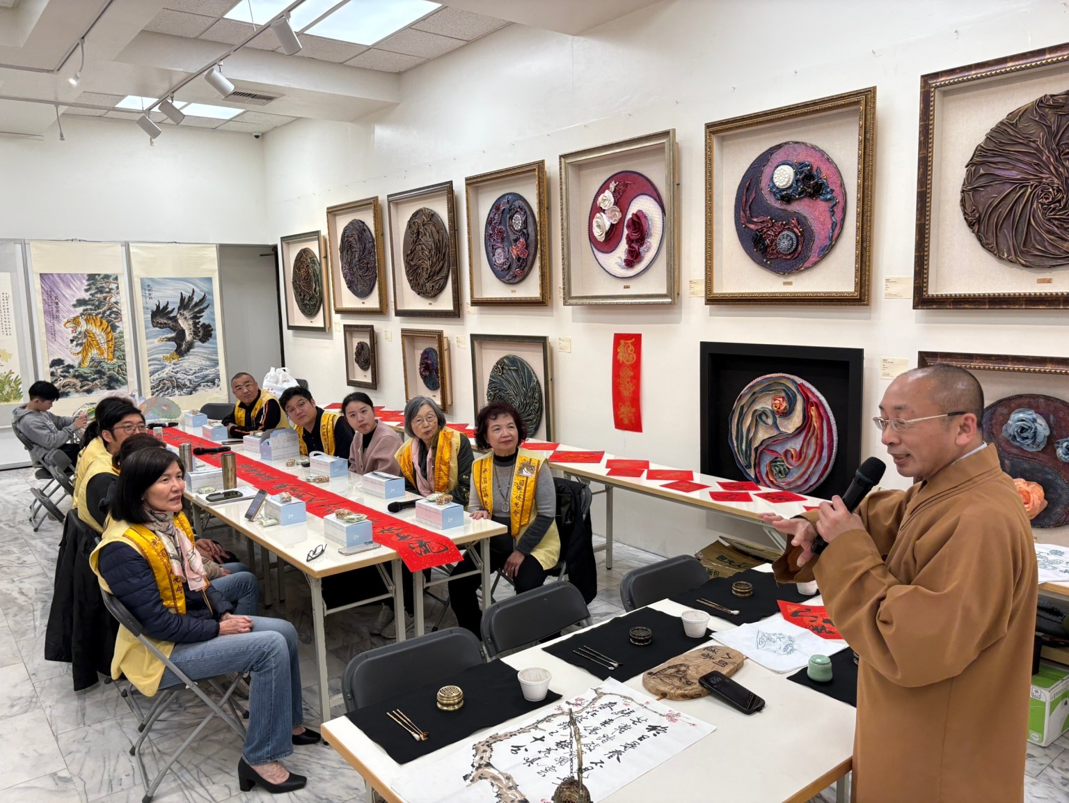 協會會長蔡月琴親臨指導