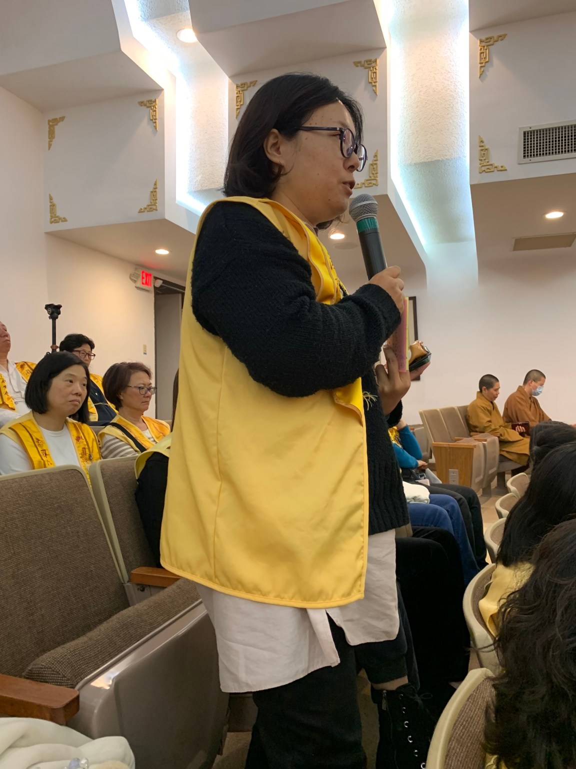 白塔一代表王妍師姐提問互動