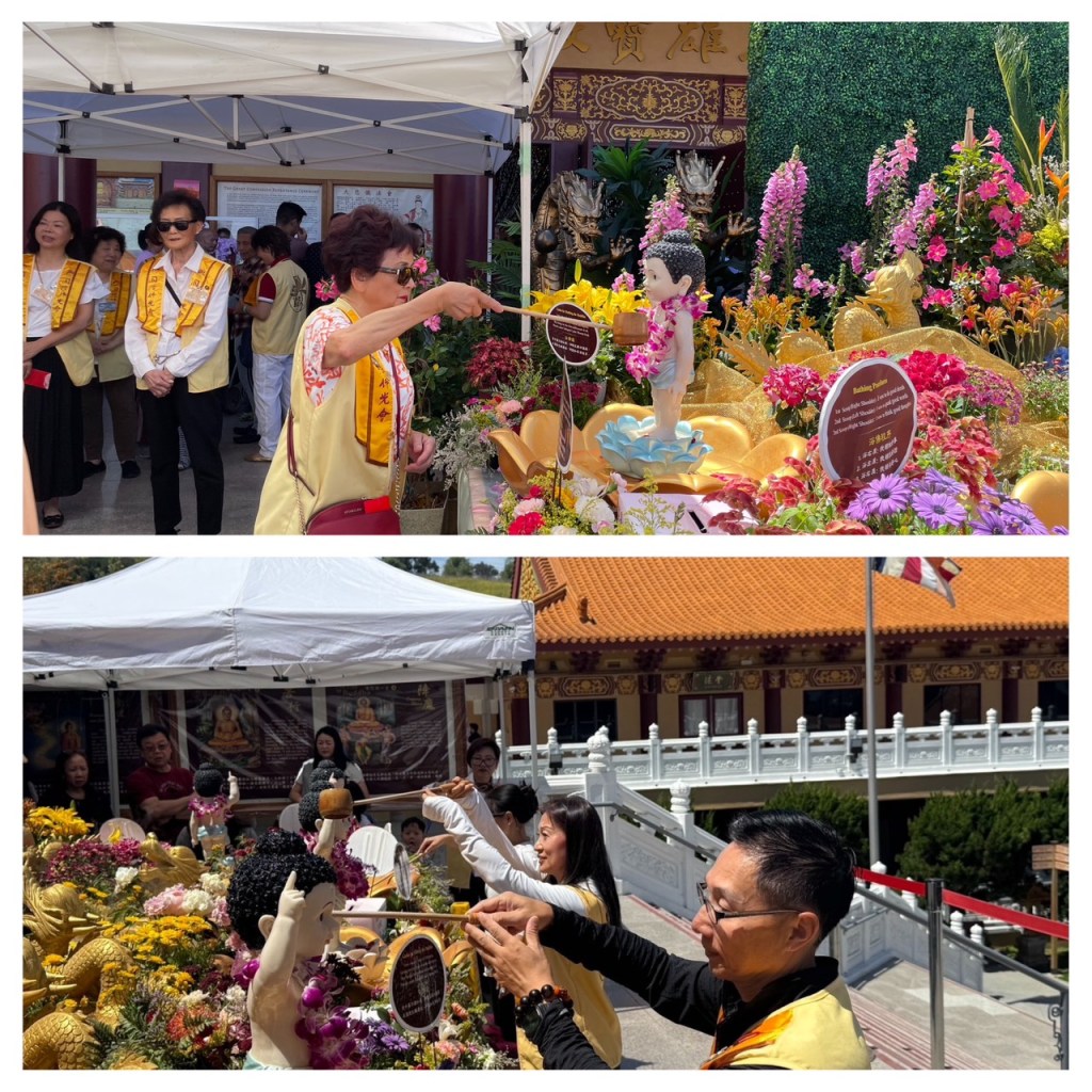 羅蘭一分會會員浴佛