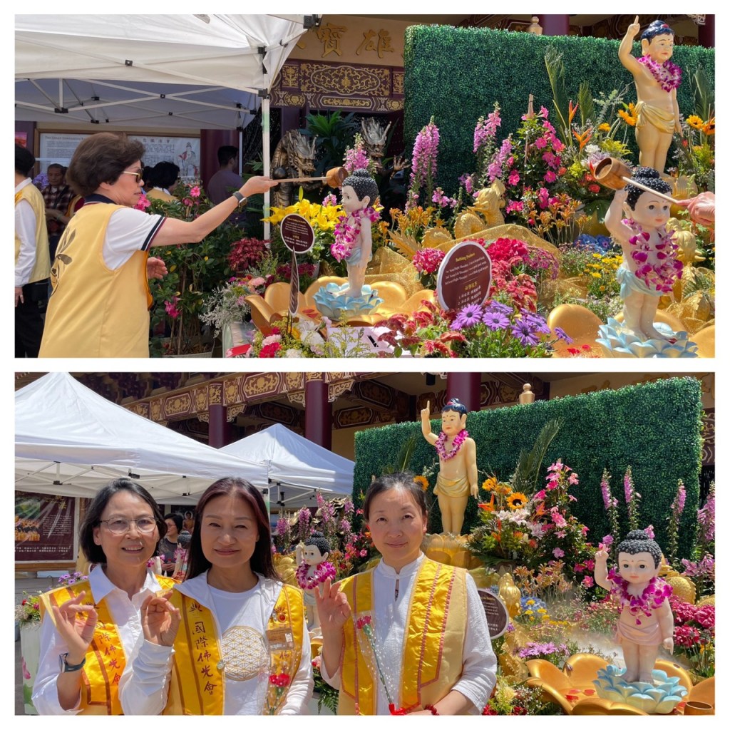 羅蘭一分會會員浴佛