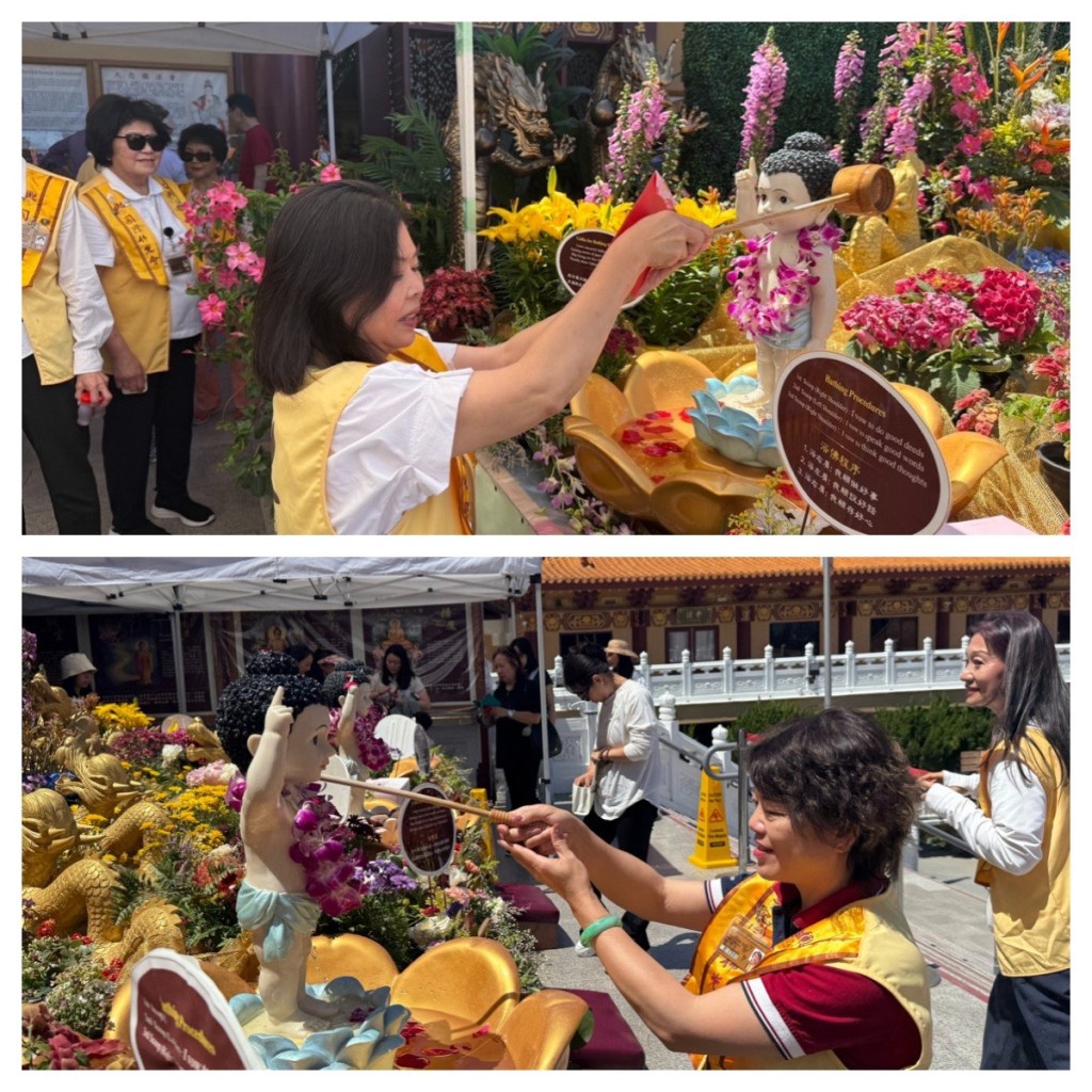 羅蘭一分會會員浴佛