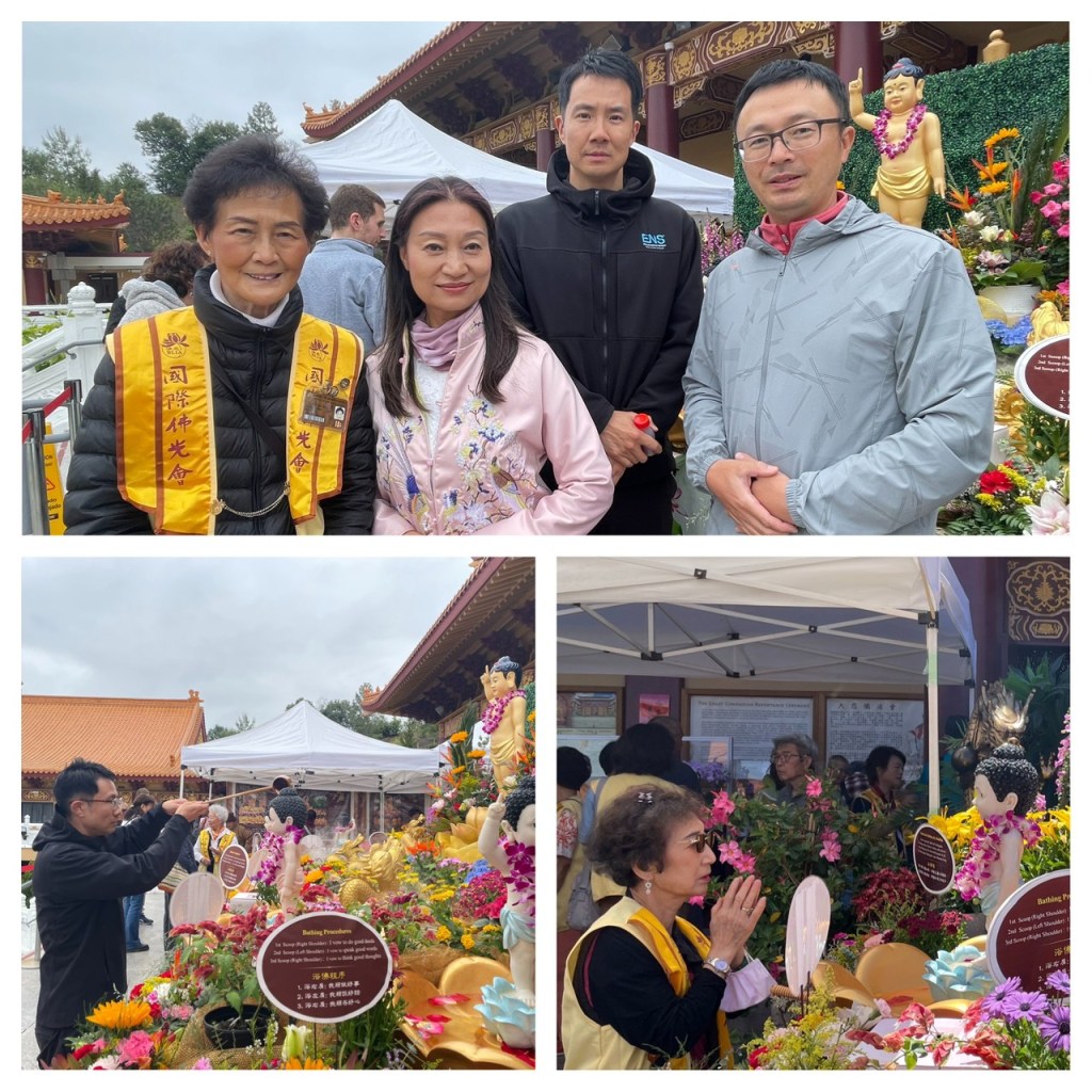 羅蘭一分會會員浴佛