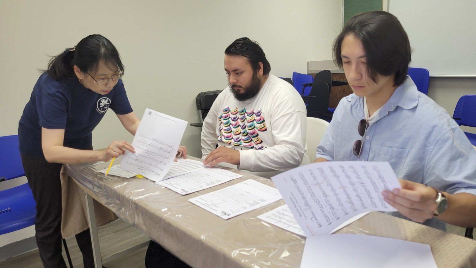 評審老師討論評分