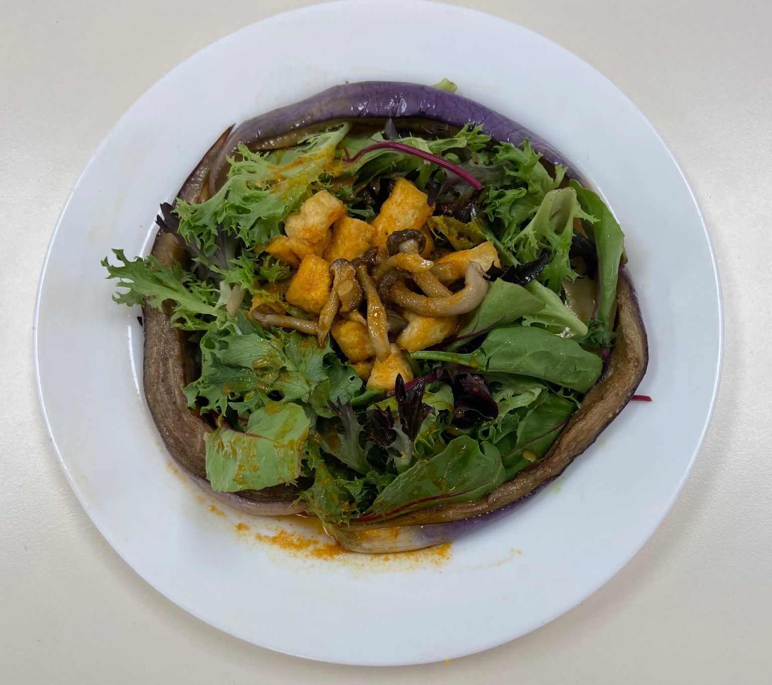 冬蔭功炸豆腐沙拉