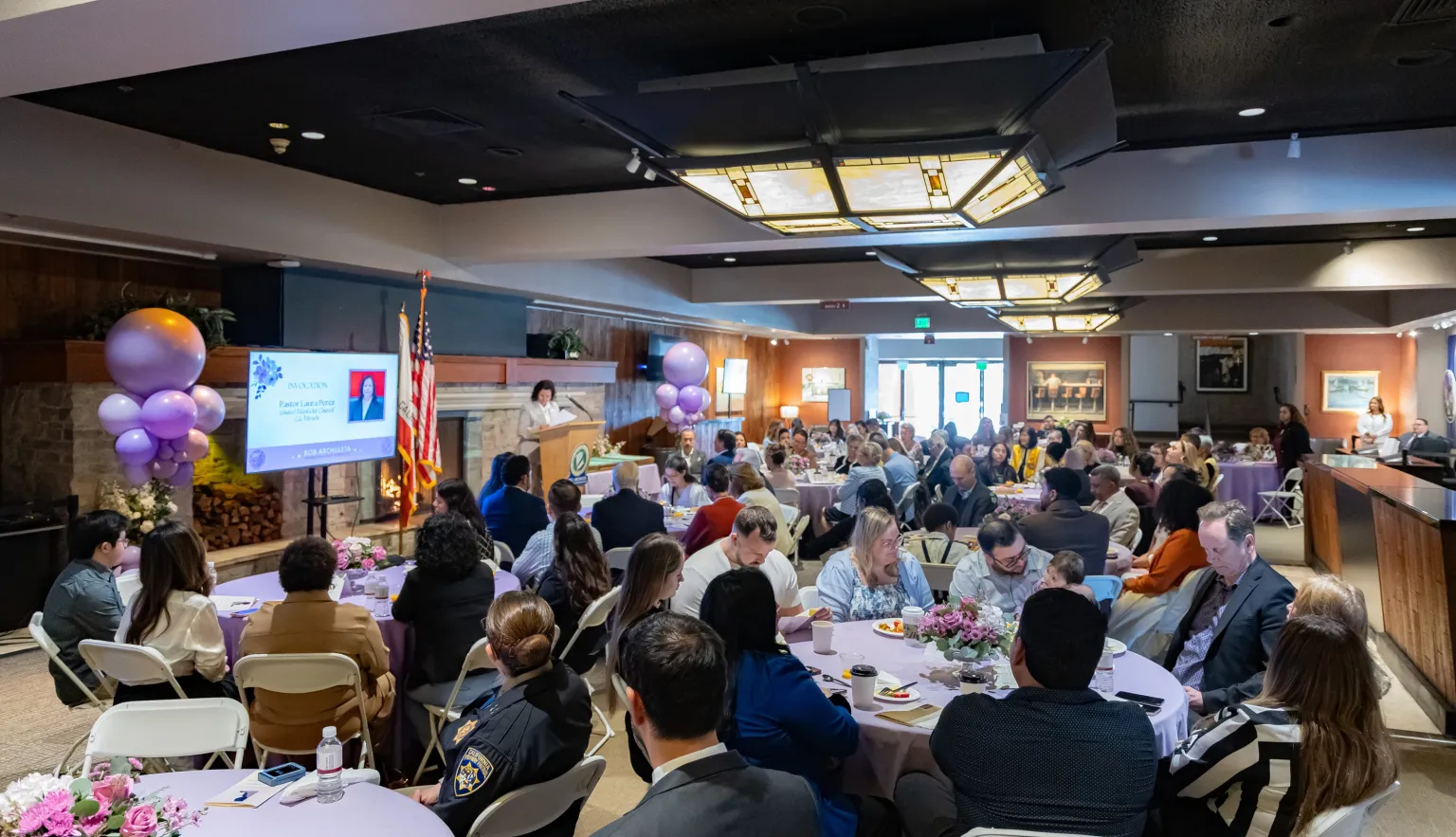 Nearly 200 people attended the event.