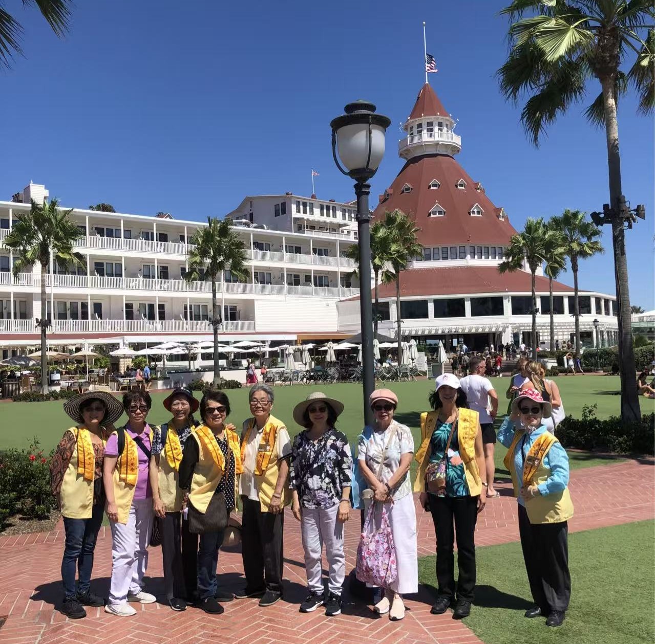參觀Coronado Hotel會員合影