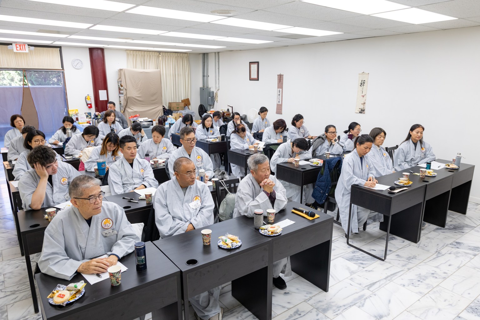 午後小參時間。