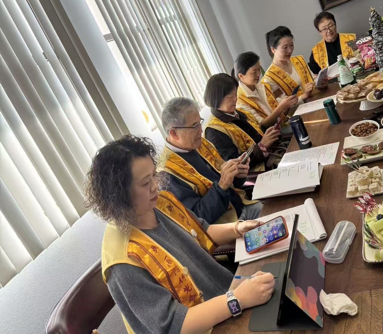 會員一起參加考試