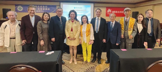 僑務委員趙韻梅、潘意玲，北美華人會計師協會會長汪光中，橙縣台灣醫師公會理事長許正雄，華興保險總裁張國興等貴賓，皆到場共襄盛舉為活動增添光彩。