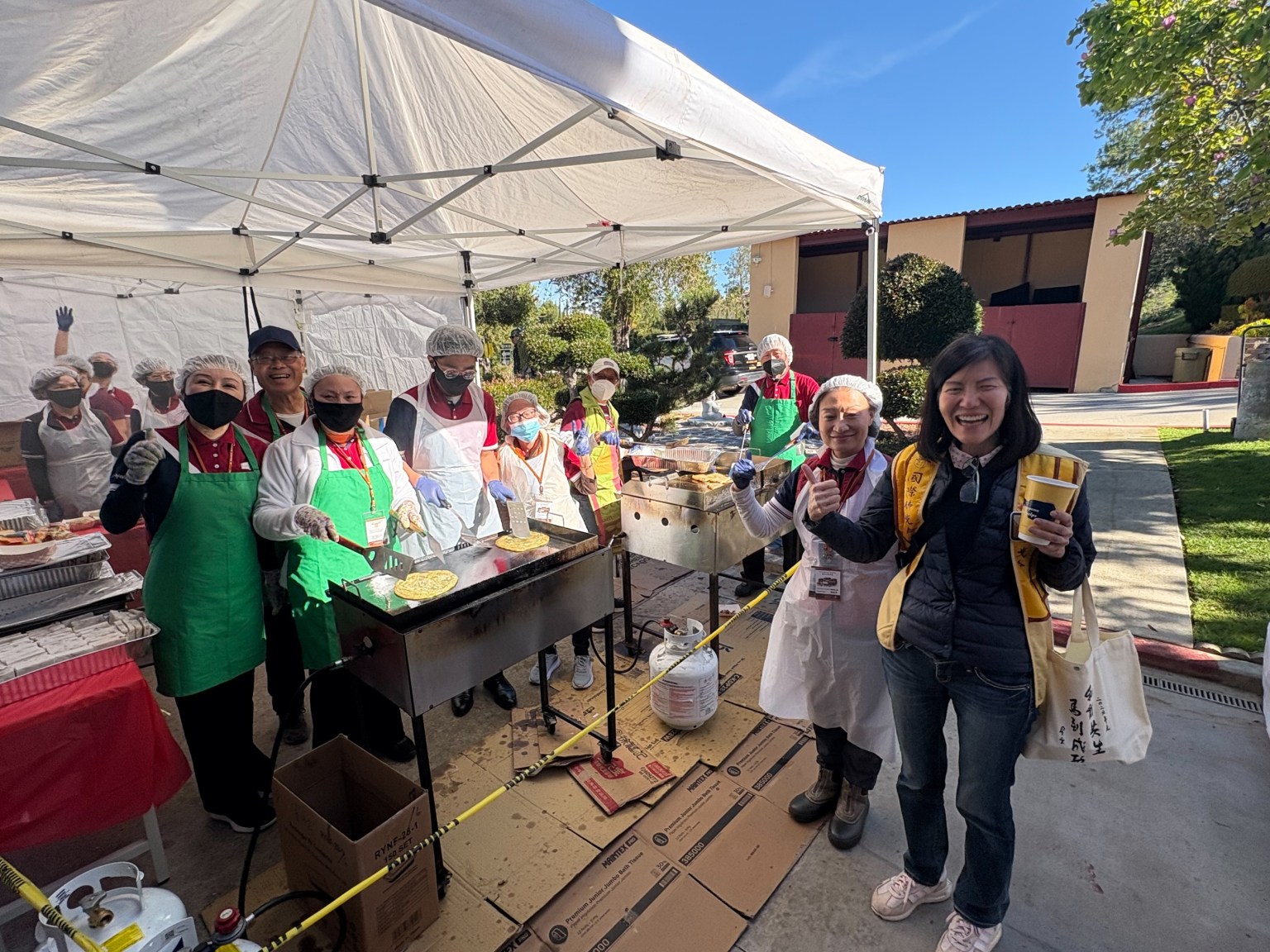 羅蘭一、二會推出手抓餅及蘿蔔糕，香味四溢讓人食指大動。