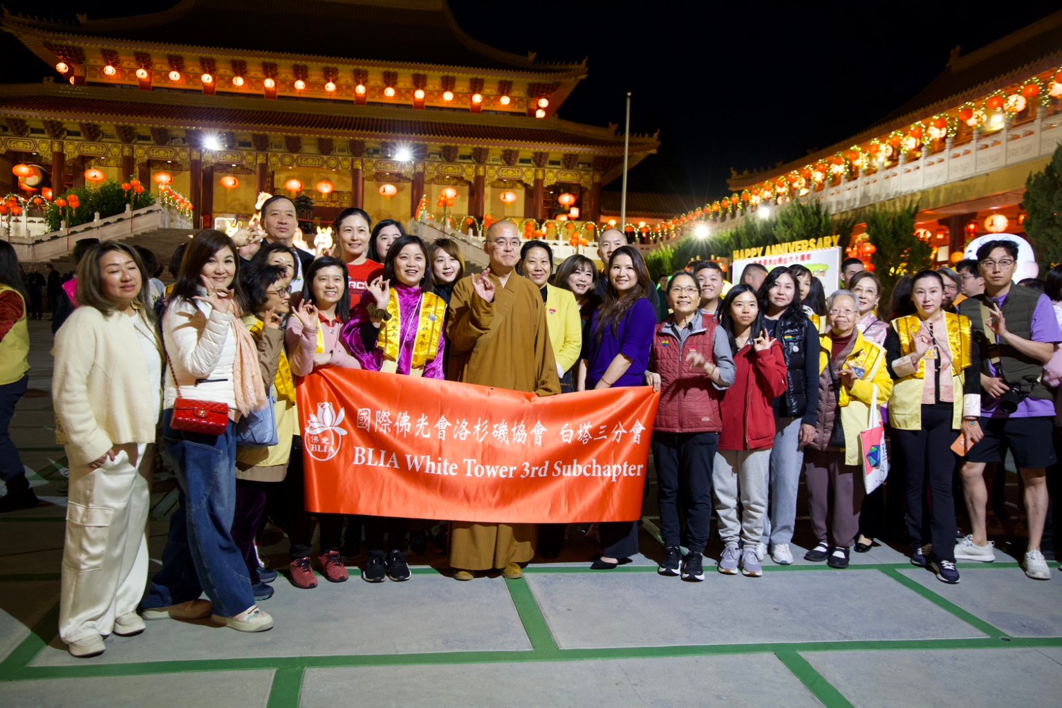 白塔三分會「回家」團拜大合影