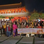 西來寺新春平安燈會      核桃佛光人齊聚祈福