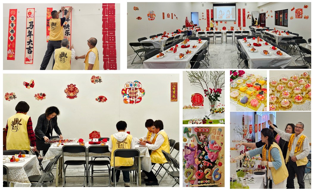 同心協力，布置會場