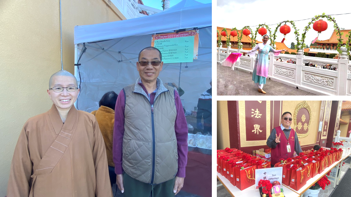 兩個分會的會員亦投入交通引導、大殿接待、五聖殿護持及大寮協助等多項工作，身影遍佈道場各處。 無論身處何種崗位，大眾皆以同樣的發心與歡喜投入服務，在付出中體現修行，在服務中廣結善緣，使整個道場洋溢著和諧與法喜。