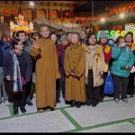 爾灣分會新春平安燈會    歡聚西來寺