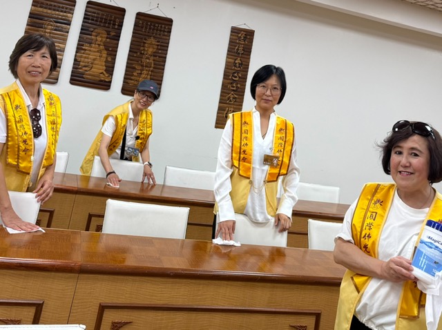 分會義工清潔場地桌椅