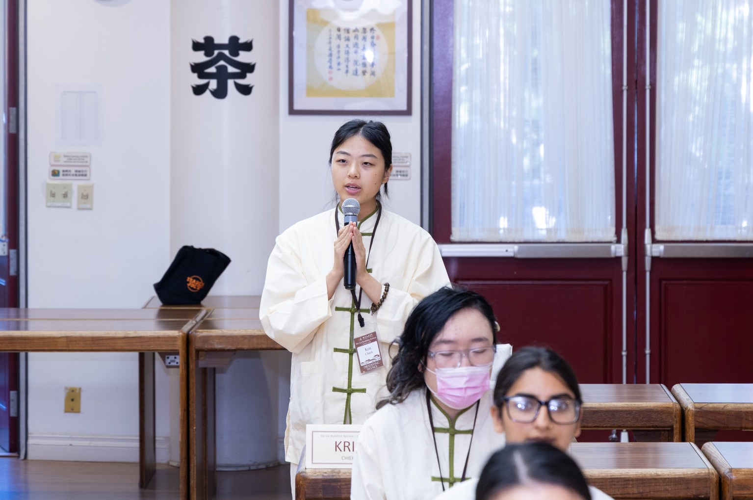 學員於自我介紹中分享參加書院的初衷與期待。
