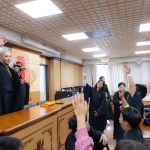 三好學園親子共學佛門威儀　三皈五戒植善根　虔誠精進啟慧心