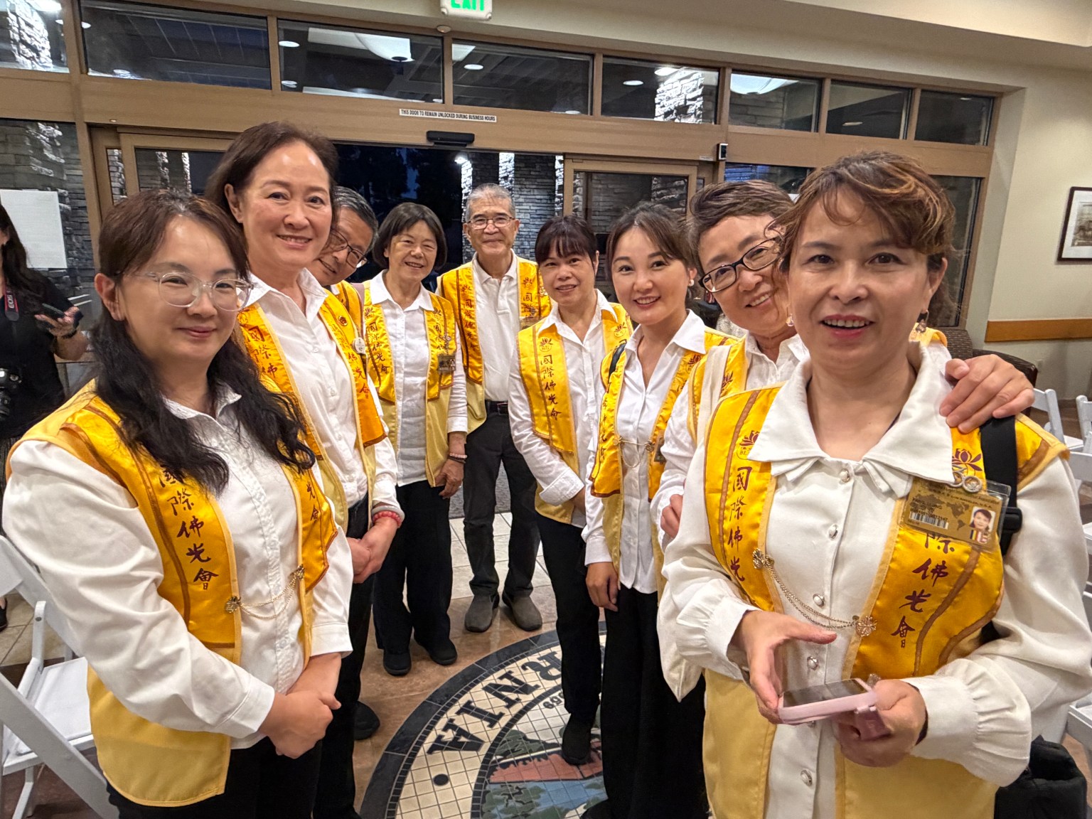 核桃分會會員歡喜參與典禮